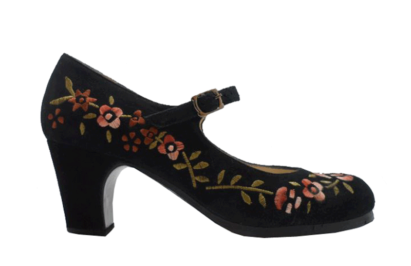 Chaussures flamenco Begoña Cervera. Bordado Correa